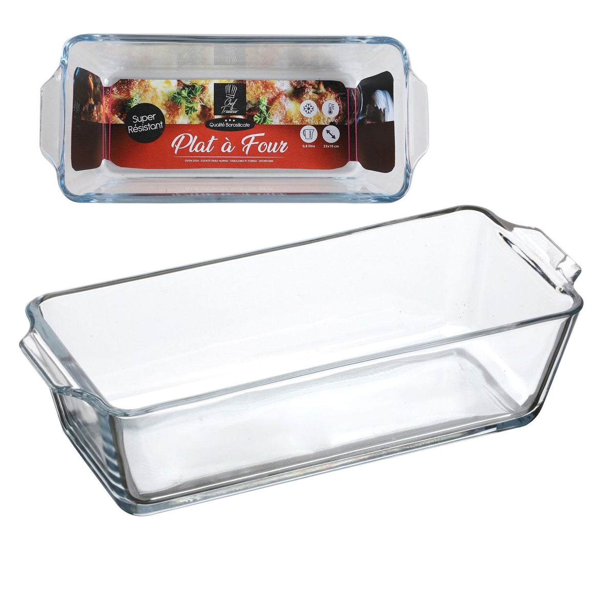 Glass Loaf Baking Dish Rectangle 800ml Smyth's Homevalue