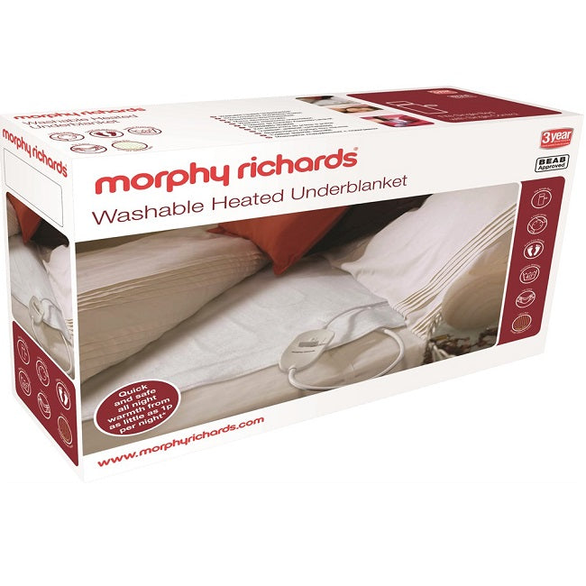 Morphy Richards Single Size Electric Heated Underblanket Smyth's