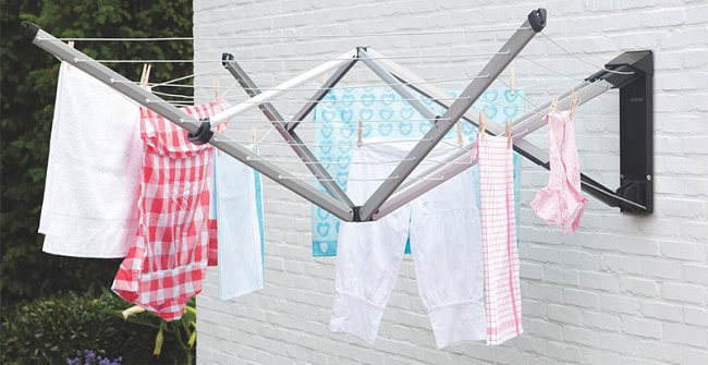 Brabantia wall discount mounted washing line