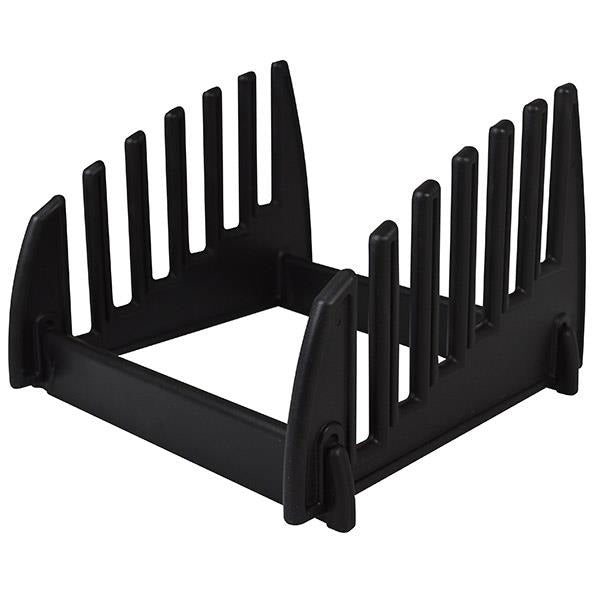 black chopping board rack
