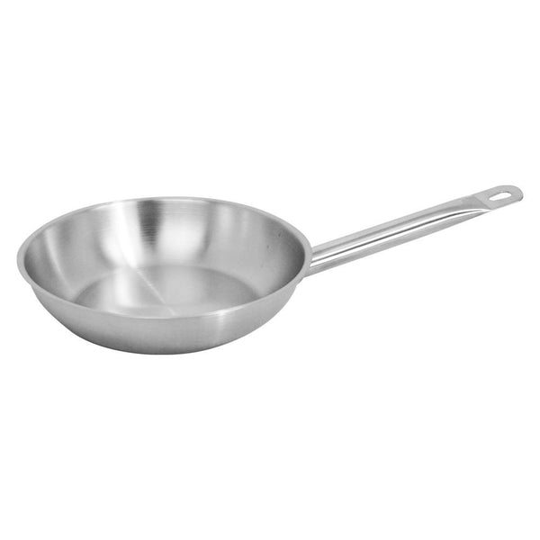 Zodiac 20cm stainless steel frying pan with induction base and ergonomic handle – ideal for all hob types

