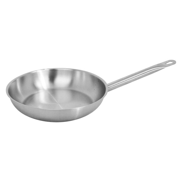 Zodiac 24cm stainless steel frying pan with induction base – ideal for fast, even cooking on all hob types

