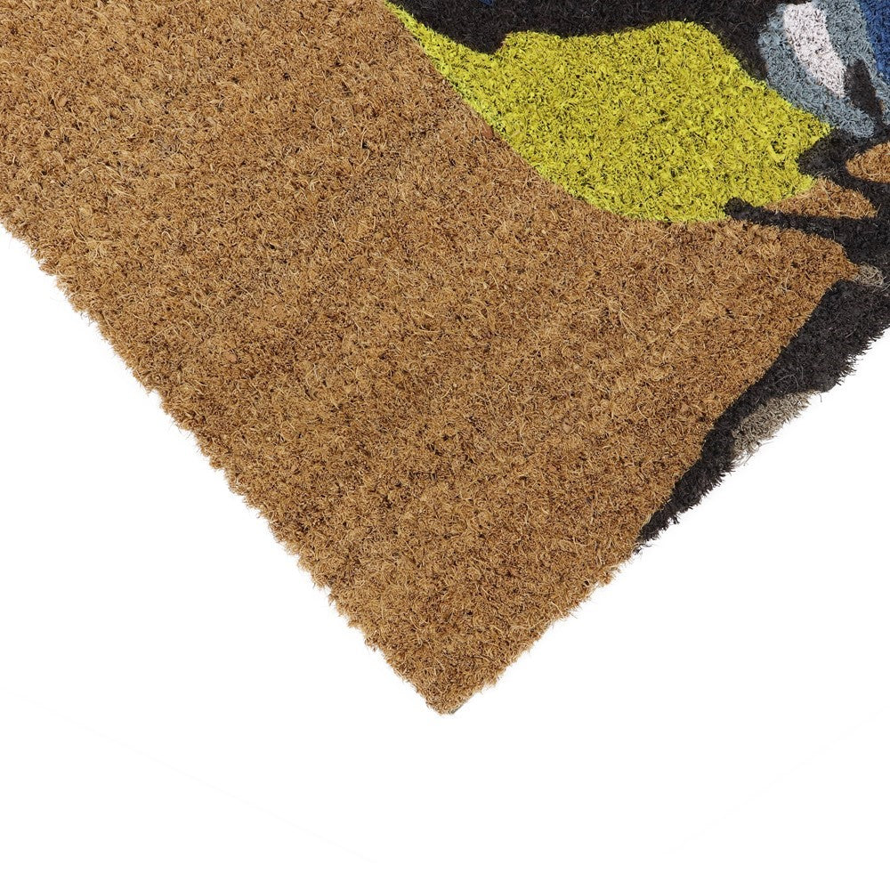 JVL Blue Tit Doormat 45x75cm