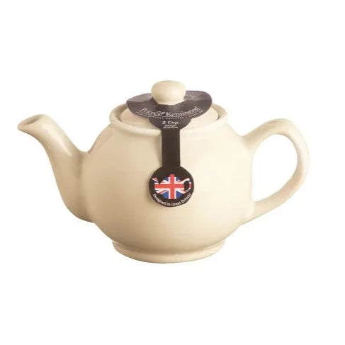 Cream 2 Cup Ceramic Teapot