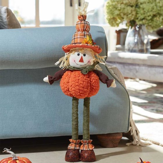 Mr Scarecrow Plush – Standing Autumn Ornament (64cm)