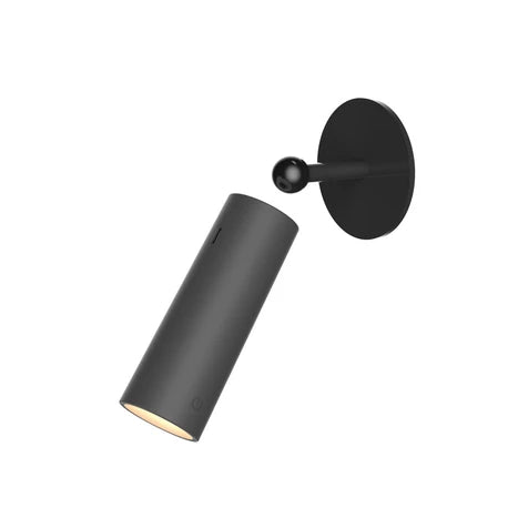 LED Indoor Cordless Portable Wall Light - Black