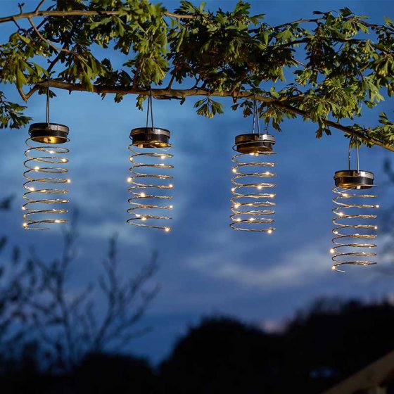 10 Spring Spiralight Solar Lights