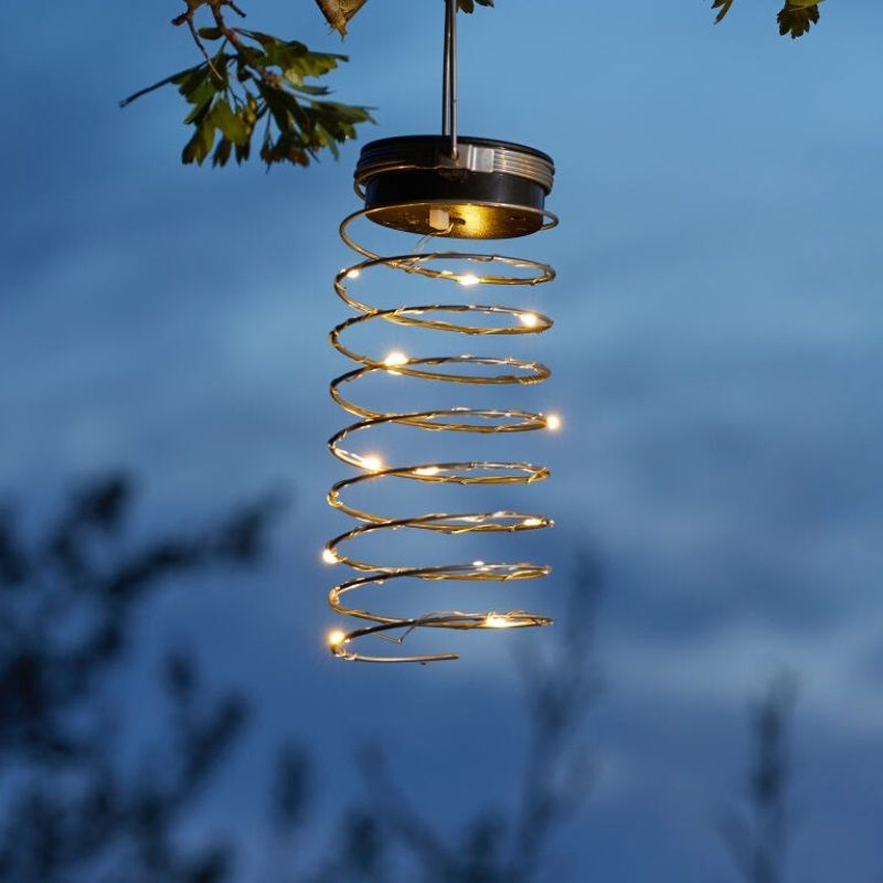 10 Spring Spiralight Solar Lights