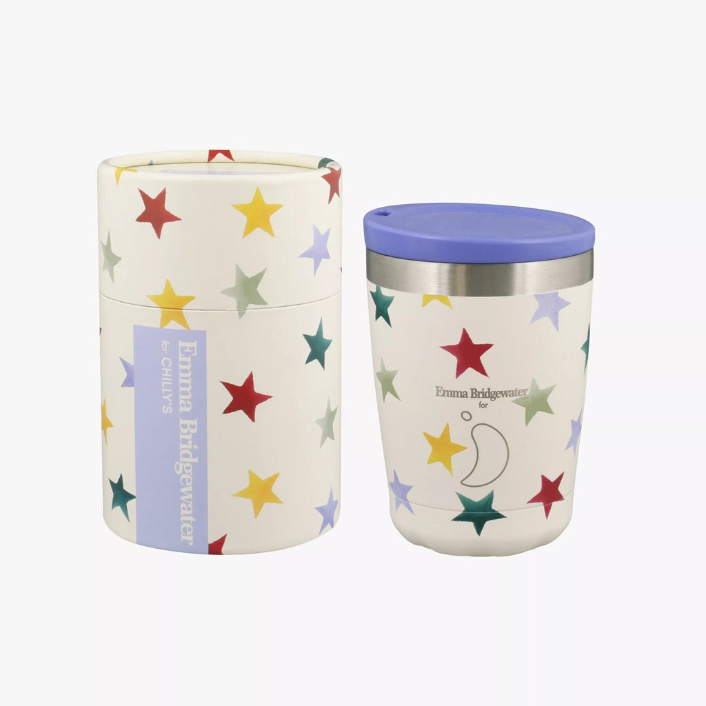 Chillys Polka Stars Coffee Cup 340ml