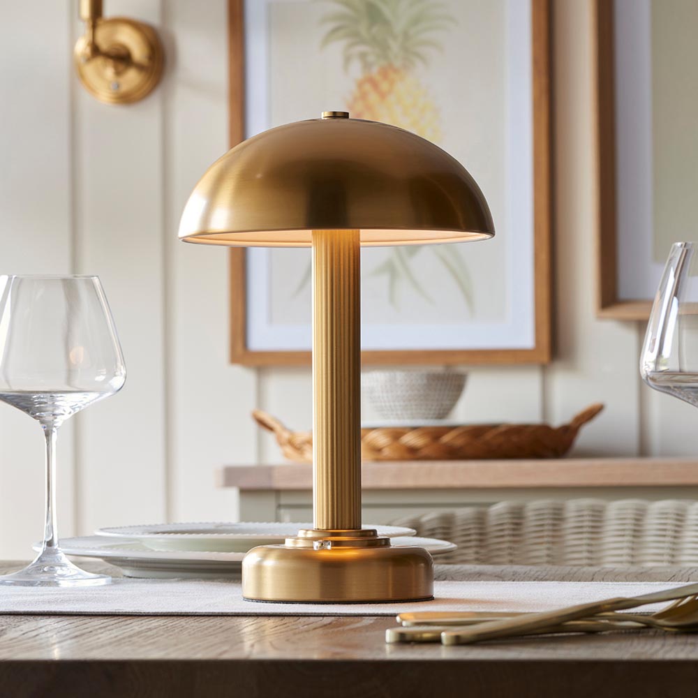 Bridport Battery Operated Rechargeable Table Lamp