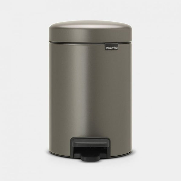 Brabantia 3L Pedal Bin | Platinum