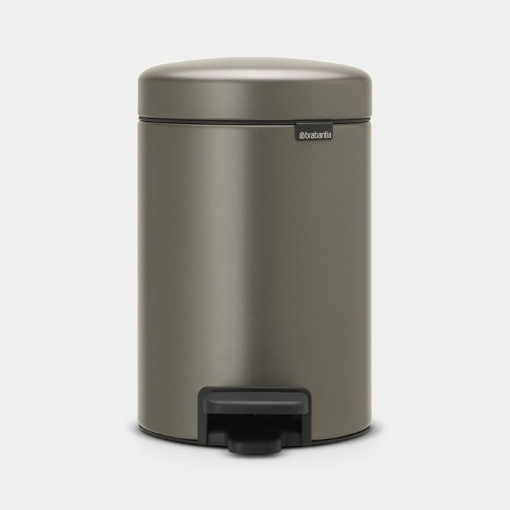 Brabantia 3L Pedal Bin | Platinum