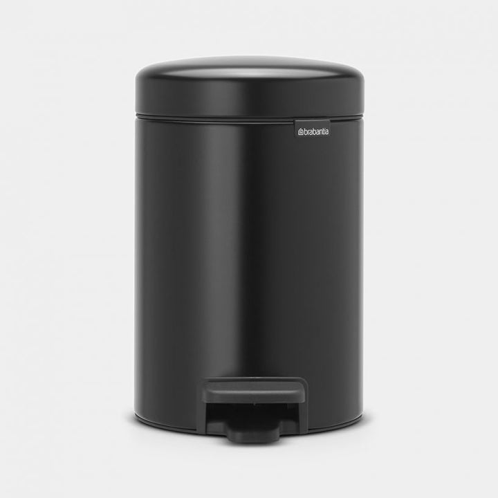 Brabantia 3L Pedal Bin | Matt Black