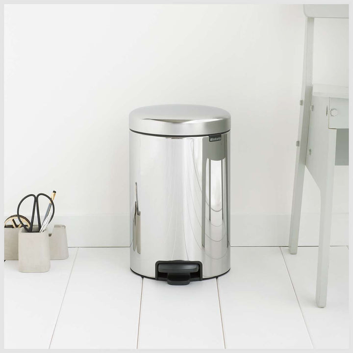 Brabantia 12 Litre Pedal Bin | Steel