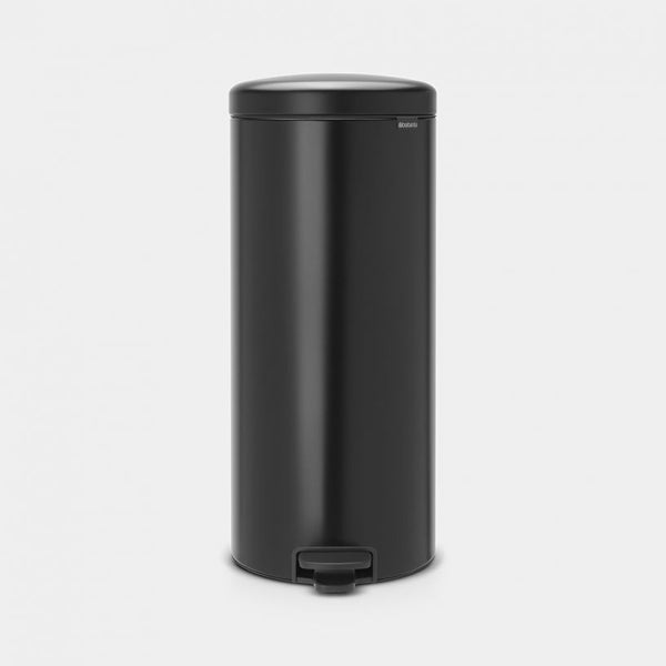 Brabantia 30 Litre Pedal Bin | Matt Black