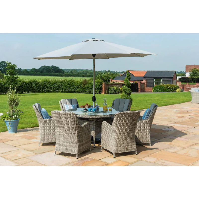 2.7m Grey Parasol Tilt and Crank