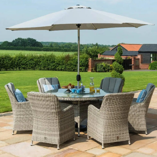 2.7m Grey Parasol Tilt and Crank