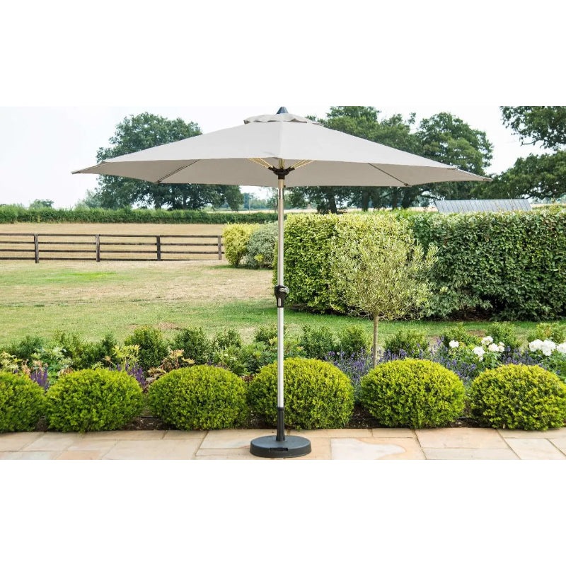 2.7m Grey Parasol Tilt and Crank