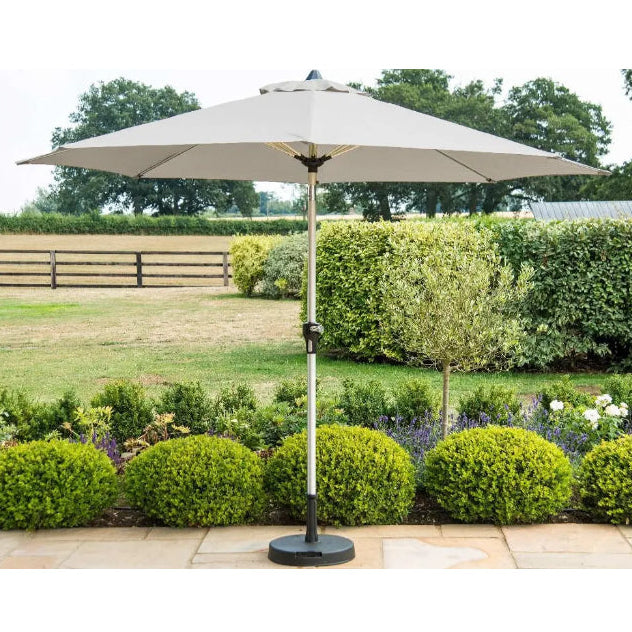 2.7m Grey Parasol Tilt and Crank