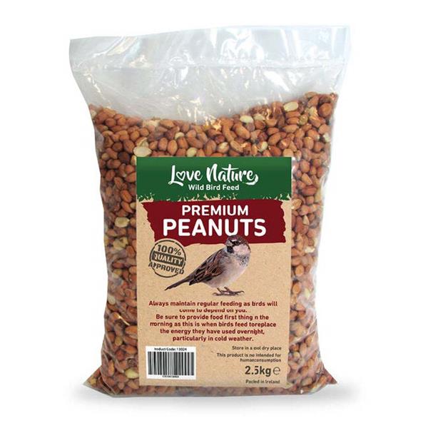 Love Nature 2.5kg Premium Peanuts Bird Food