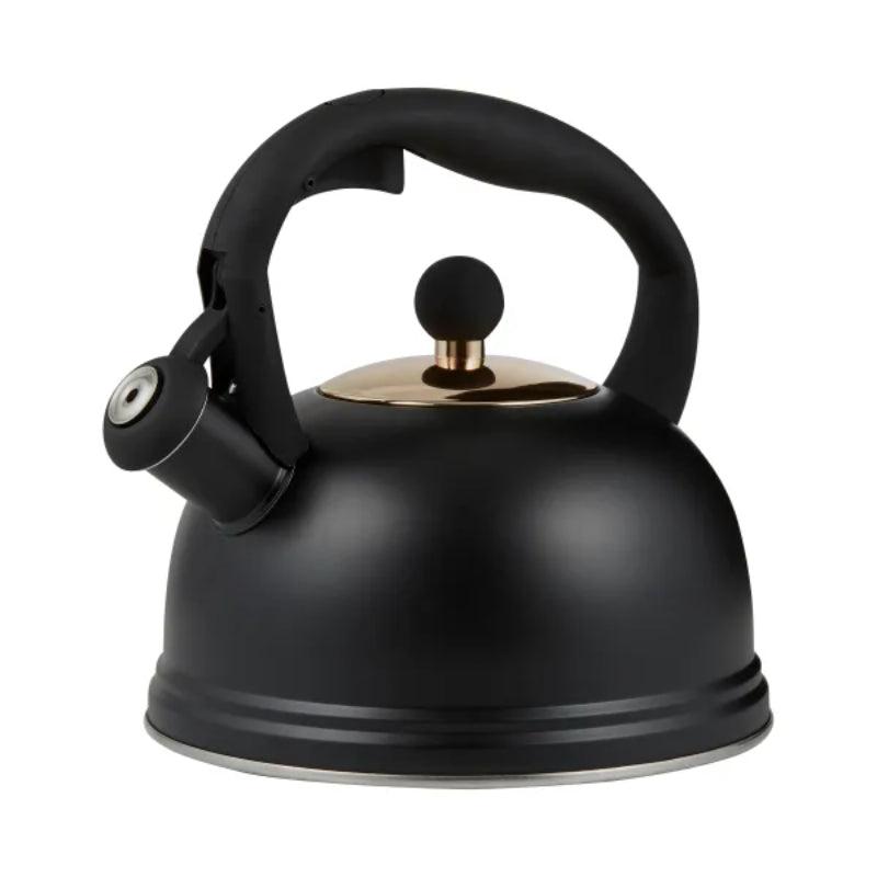 Typhoon Otto Black 1.8 Litre Whistling Kettle