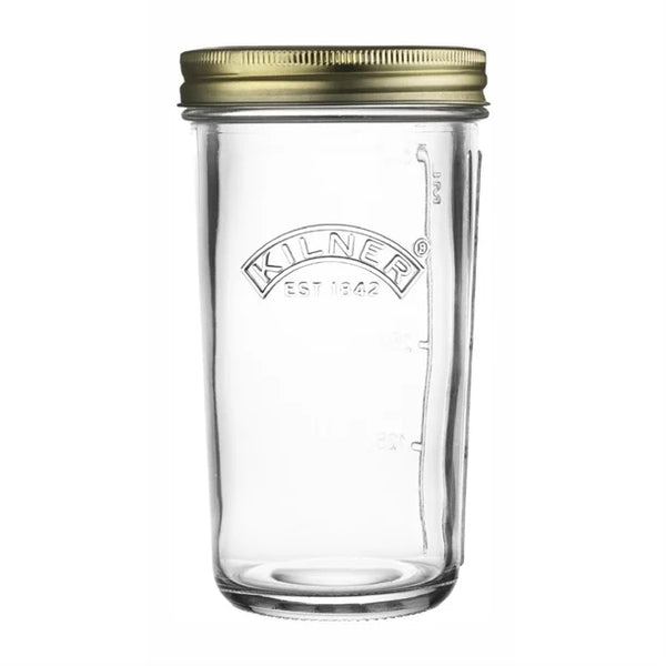 Kilner Wide Mouth Preserve Glass Jar 1000ml