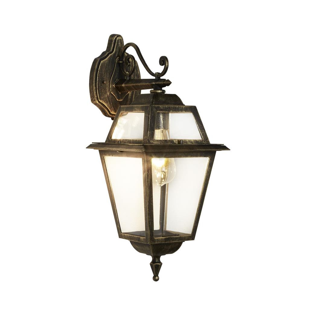 New Orleans Outdoor Light - Black Gold IP44