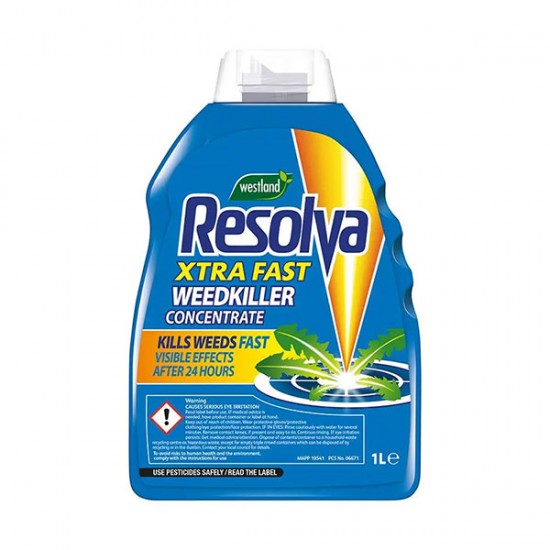 Resolva Xtra Fast Weedkiller Concentrate 1 Litre