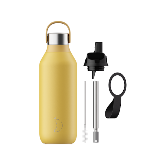 Chilly's Insulated Drinks Bottle 1L - Pollen Yellow