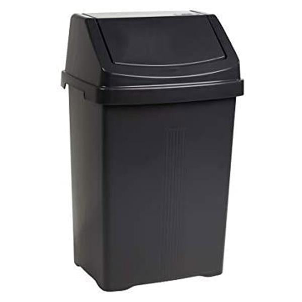 Casa 25L Swing Bin Midnight