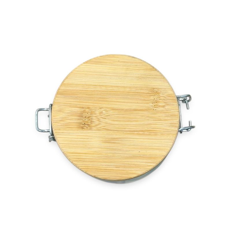 Bamboo Glass Storage Jar 33cm 1.9L