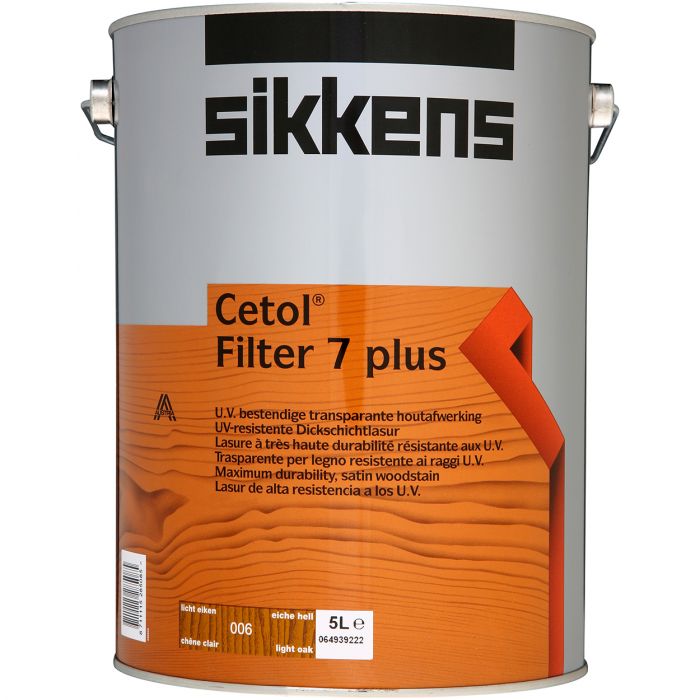 5 Litre Sikkens Cetol Filter 7 Plus Light Oak 006