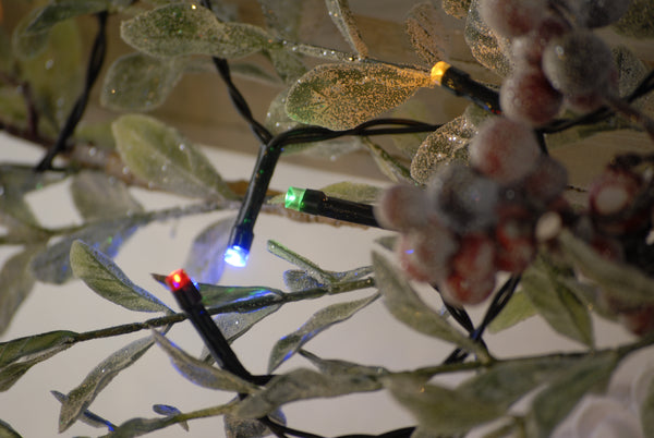400 BO LED 8 Function with Timer String Lights Multi-Coloured