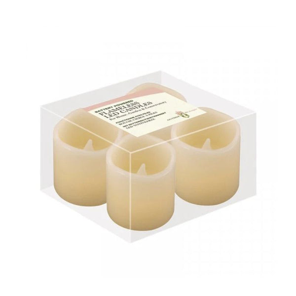 White Votives LED Candle 4 Pack