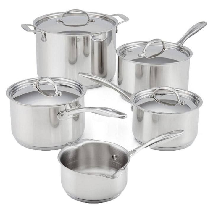 Stellar 7000 Stainless Steel 5 Piece Sauce Pan Set