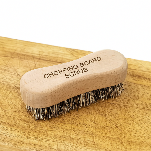 Beechwood Chopping Board Scrub Brush