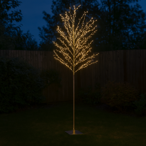 Micro LED Outdoor Tree Gold H180cm with 720 Lights