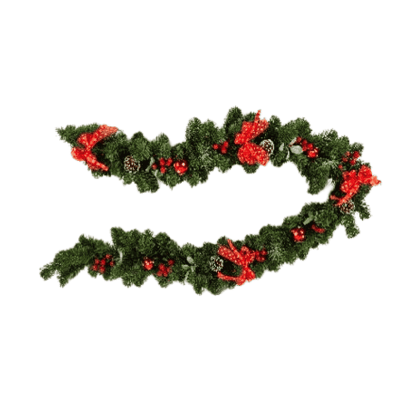 Christmas Elegance Decorated Garland 210cm