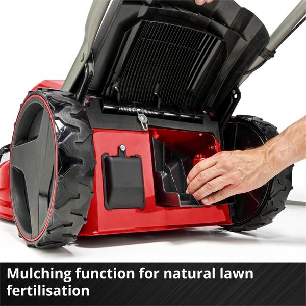 Einhell Power X-Change 36V Cordless Mower, 52cm Cutting Width, 4x 5.2Ah - Steel Deck