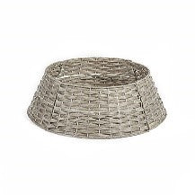 Tree Skirt in Grey Rattan 65cm - Grey