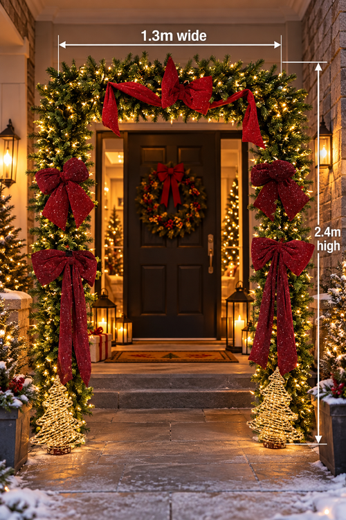 Christmas Double Arch H2.4m x Interior Width 1.3m