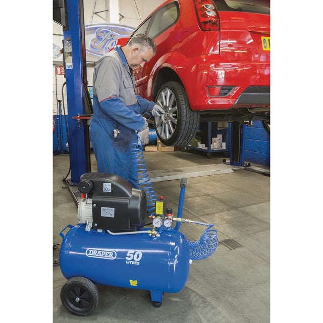 Draper 50L Direct Drive Air Compressor 2hp 230v
