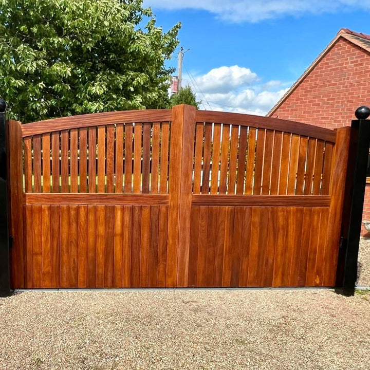 Wooden Gate Dark Oak Wood Stain Sikkens Cetol Filter 7 Plus Dark Oak 009