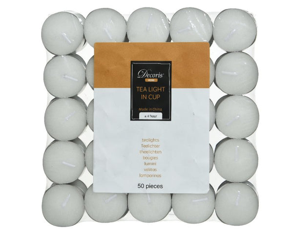 Tealight Wax Candles 50 per pack