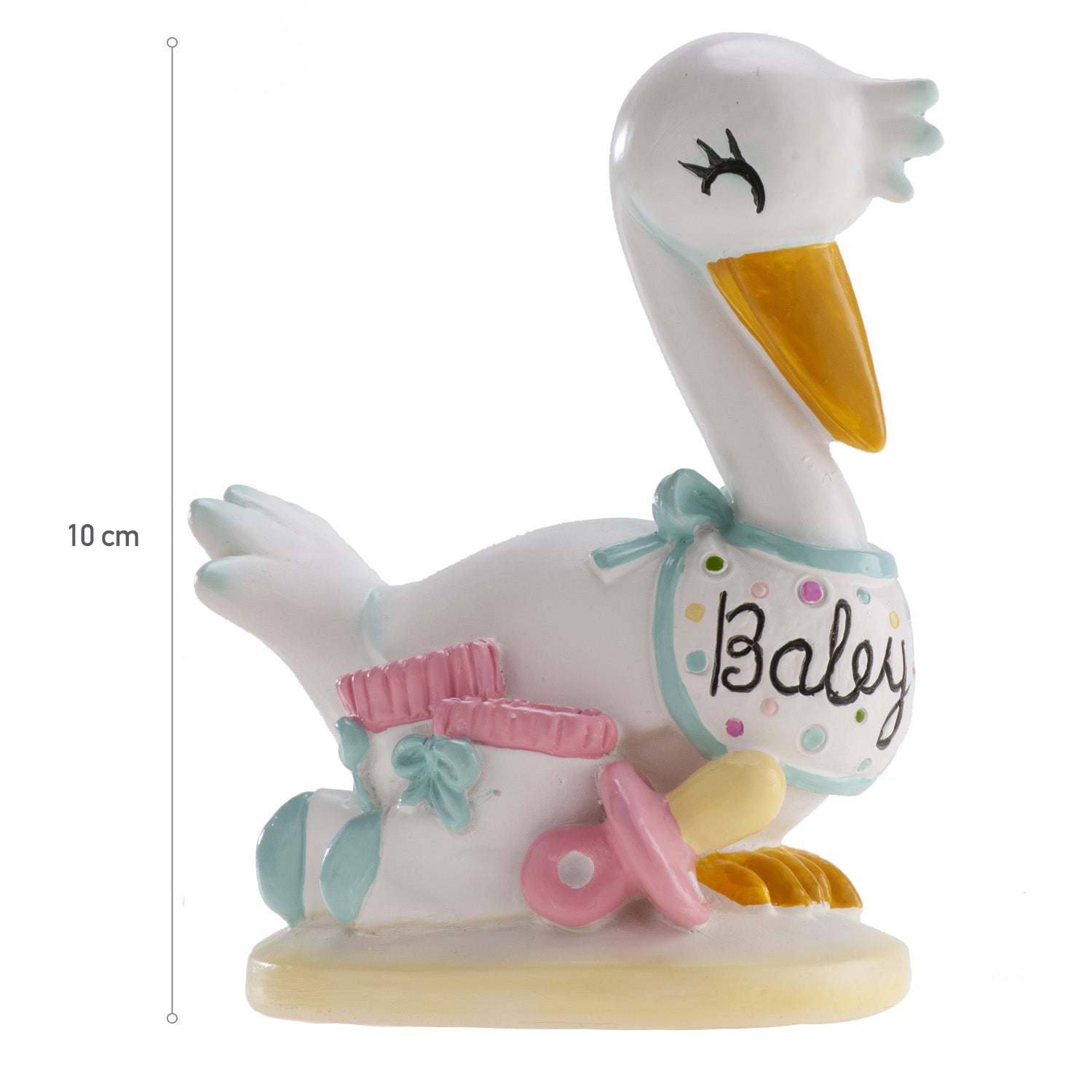 Baptism Baby Stork 10cm