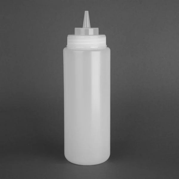 Clear 32oz Squeezy Sauce Bottle