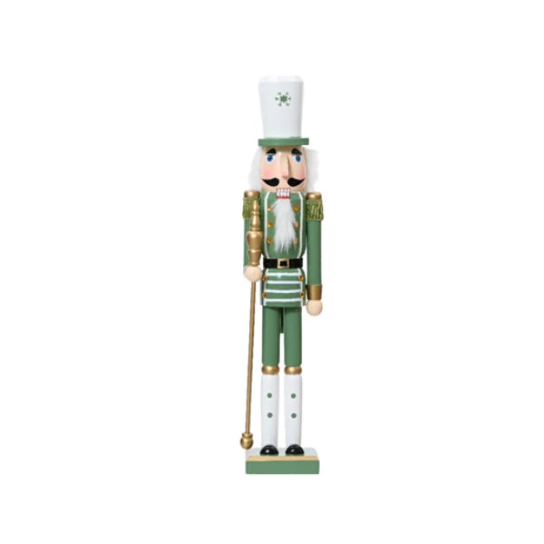 Kaemingk Christmas Nutcracker Light Green 50cm