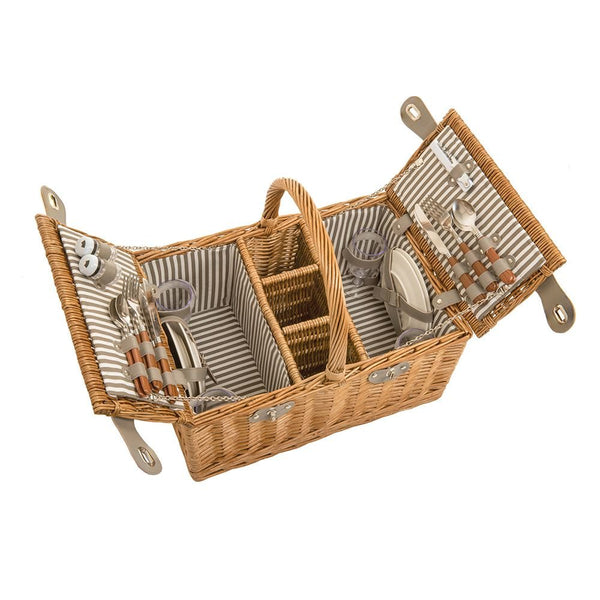 Hayward Four Persons Loop Handle Picnic Basket