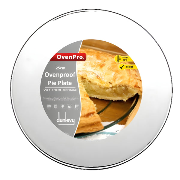 Oven Pro Glass Pie Plate 25cm