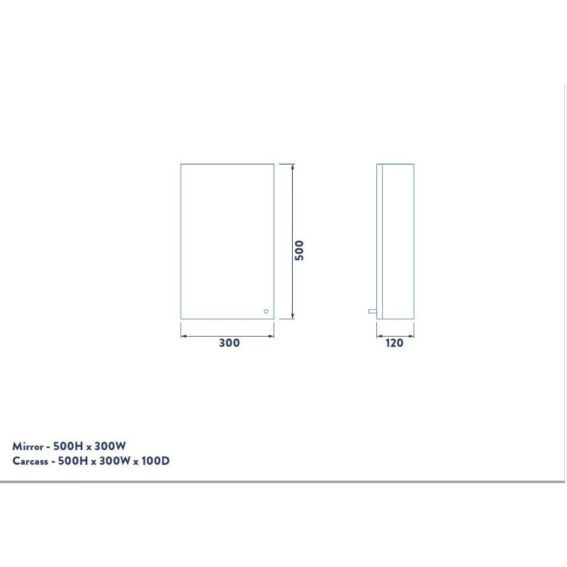 Bathroom Cabinet Single Door Stainless Steel